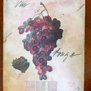 Grapes panels 4 canvas